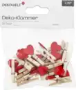 Bild 2 von DEKOWELT MINI KLAMMER STERNE HERZEN HW21