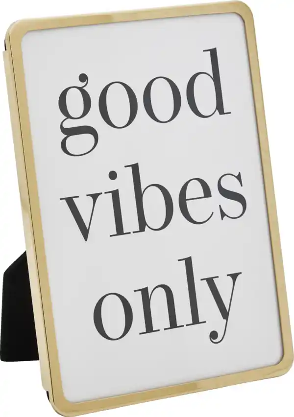 Bild 2 von IDEENWELT Metallrahmen gold abgerundet