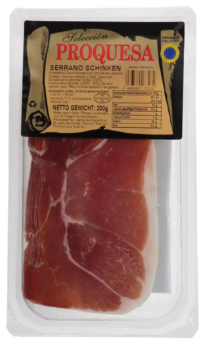 Bild 1 von Serrano Schinken 200 g
