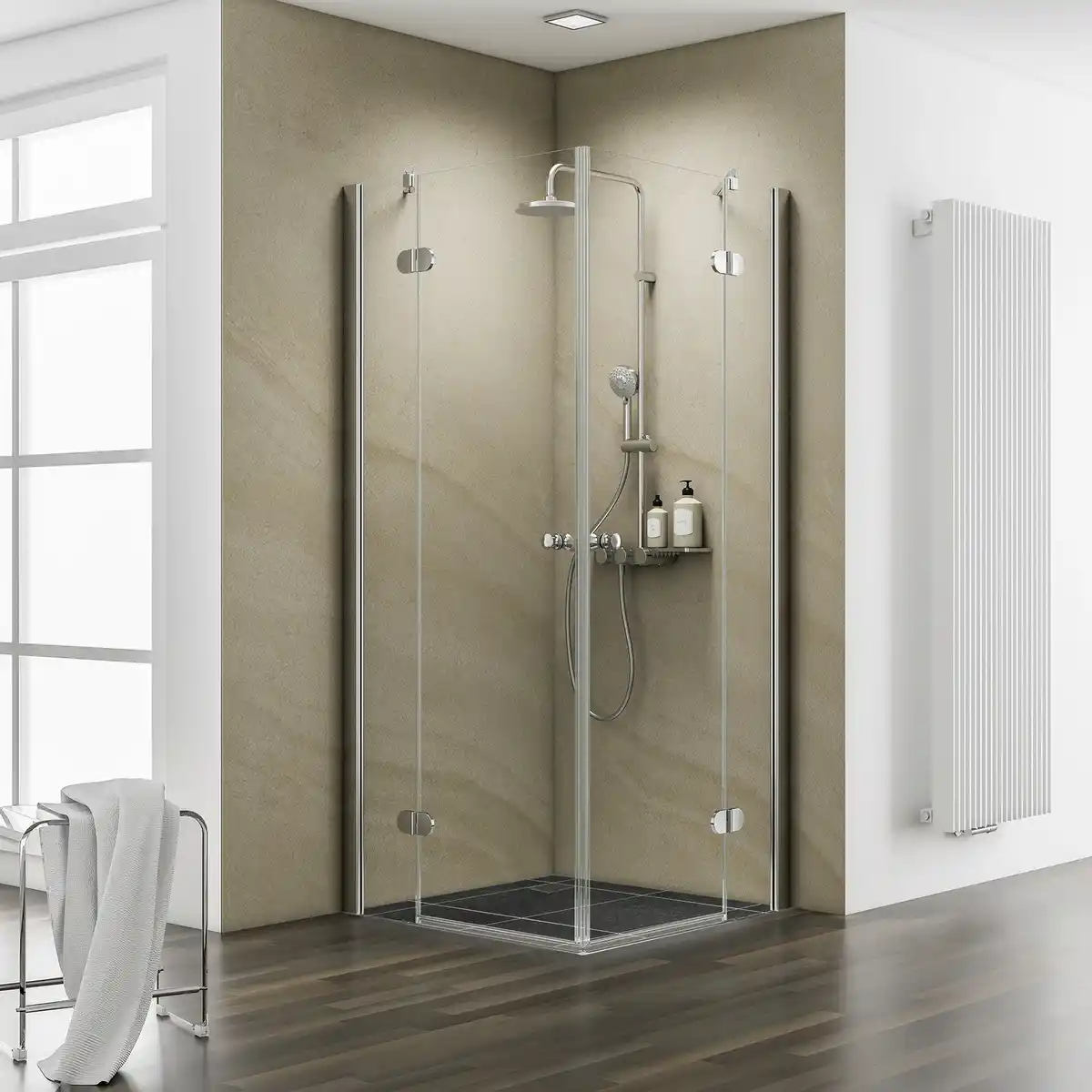 Bild 1 von SCHULTE Eckeinstieg »Masterclass«, Drehtür, BxH: 90 x 200 cm