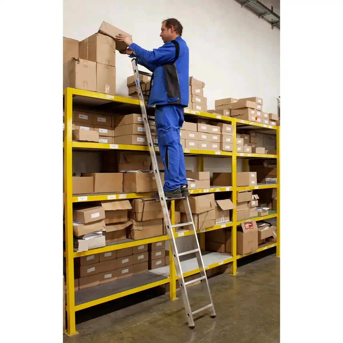 Bild 4 von KRAUSE Anlegeleiter »CORDA«, 10 Sprossen, Aluminium