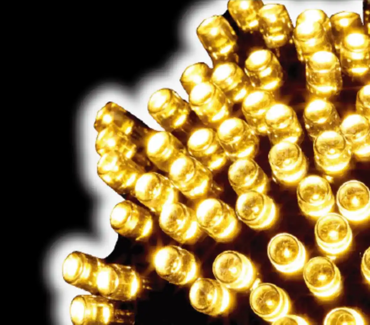 Bild 1 von 100er Lichterkette wwLEDs 8 Funk Timer IP44 NT