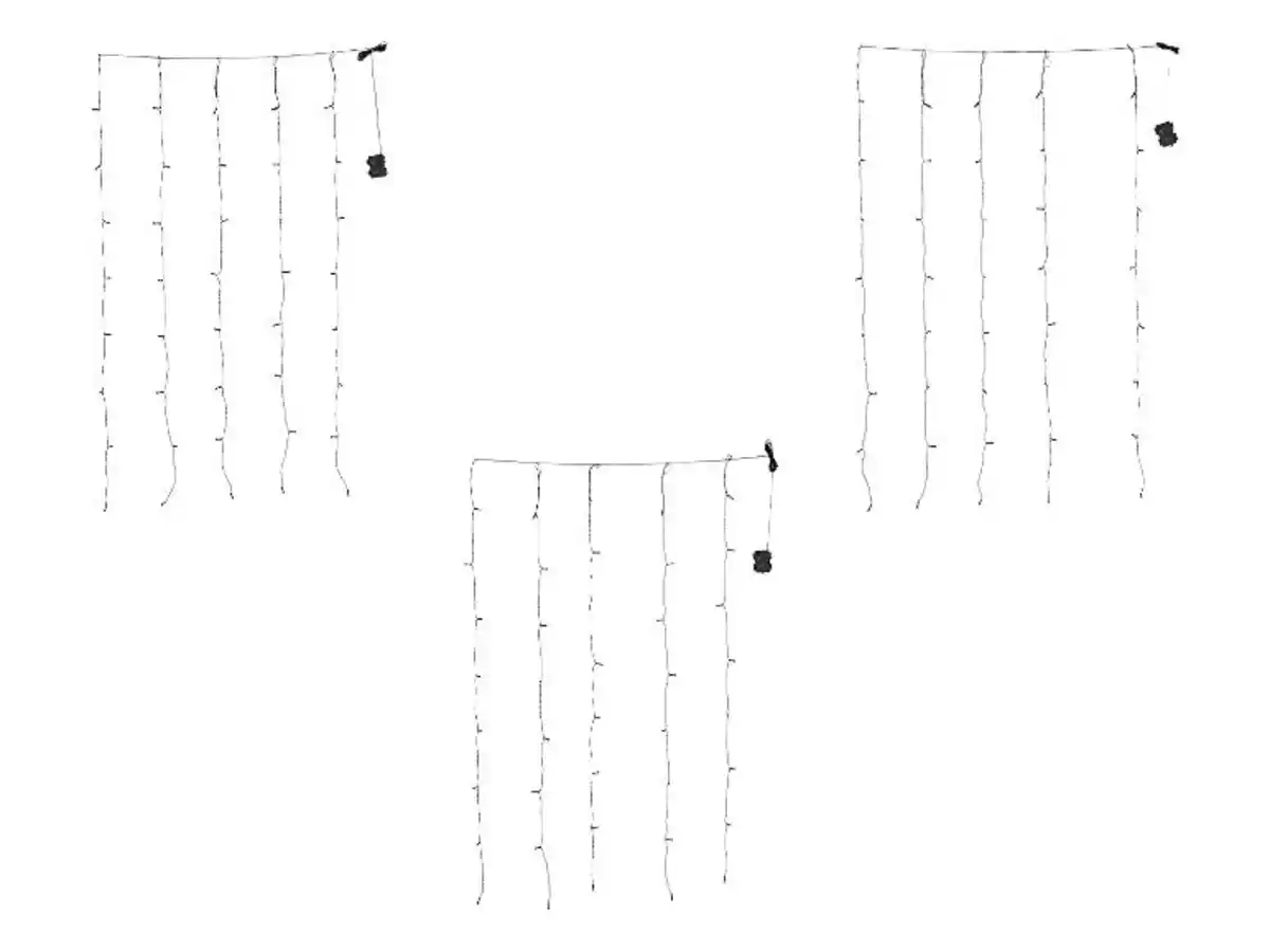 Bild 1 von LIVARNO home Lichtervorhang Kugel,  160 cm