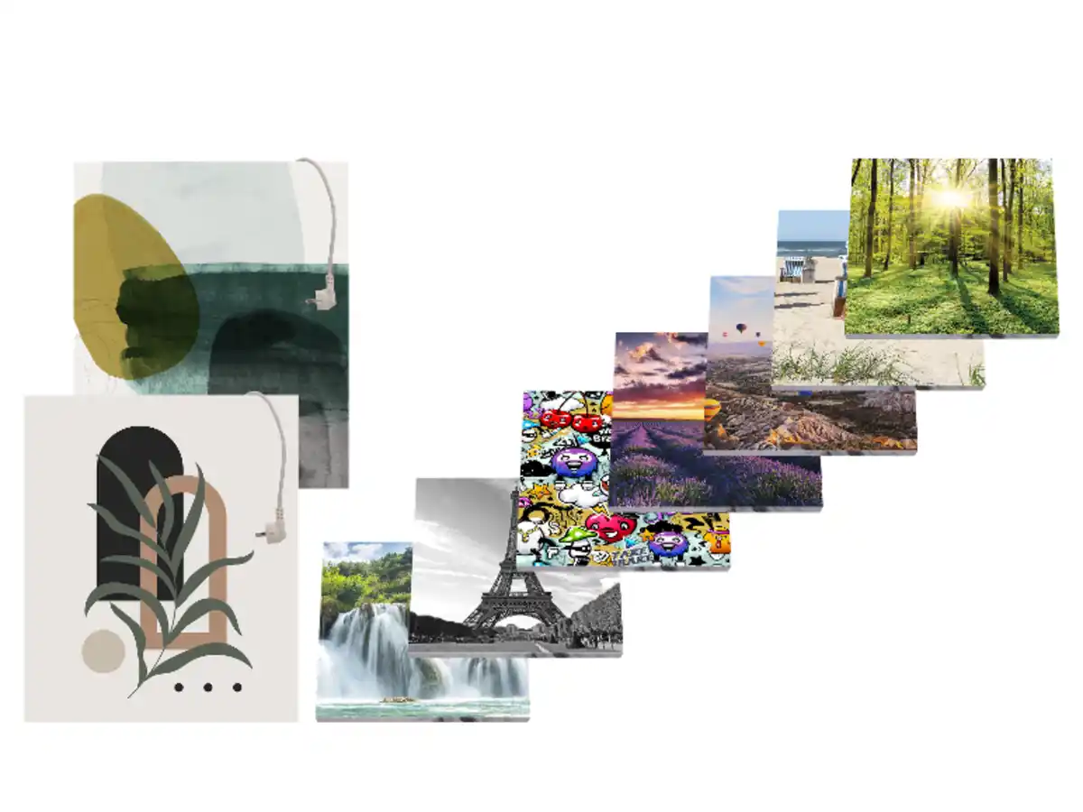 Bild 1 von marmony® Infrarot-MOTIV-Heizkörper 500 W mit Thermostat MTC-40