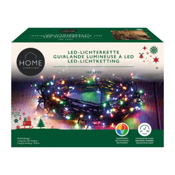 Bild 3 von HOME CREATION LED-Lichterkette 200