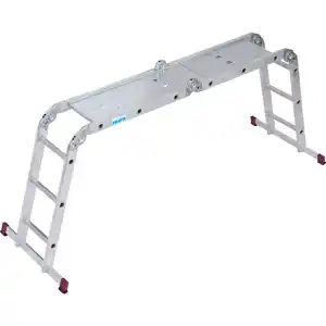 KRAUSE Gelenkleiter »CORDA«, 12 Sprossen, aluminium