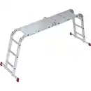 Bild 1 von KRAUSE Gelenkleiter »CORDA«, 12 Sprossen, aluminium