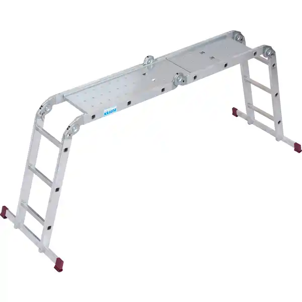 Bild 1 von KRAUSE Gelenkleiter »CORDA«, 12 Sprossen, aluminium