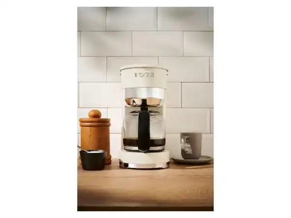 Bild 3 von SILVERCREST® Kaffeemaschine Chrom Retro 1973 Creme SKMR 1000 A1