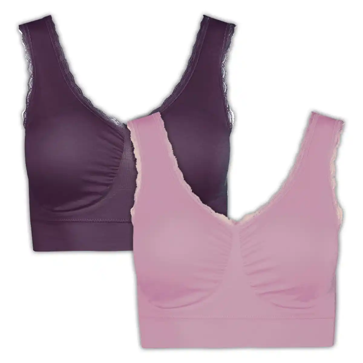 Bild 4 von J-Line Seamless-BH mit Spitze 2er-Pack