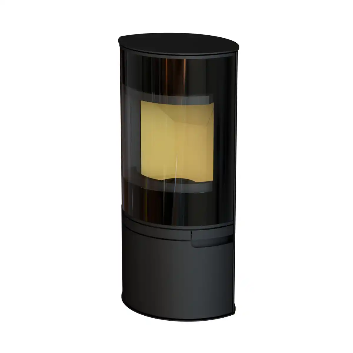 Bild 3 von THERMIA Kaminofen »Nürnberg«, schwarz, Stahl, 6 kW