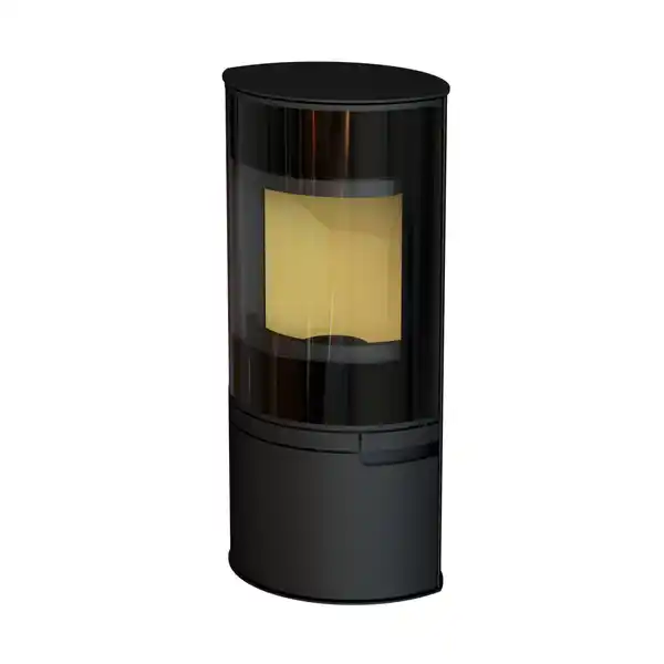 Bild 3 von THERMIA Kaminofen »Nürnberg«, schwarz, Stahl, 6 kW