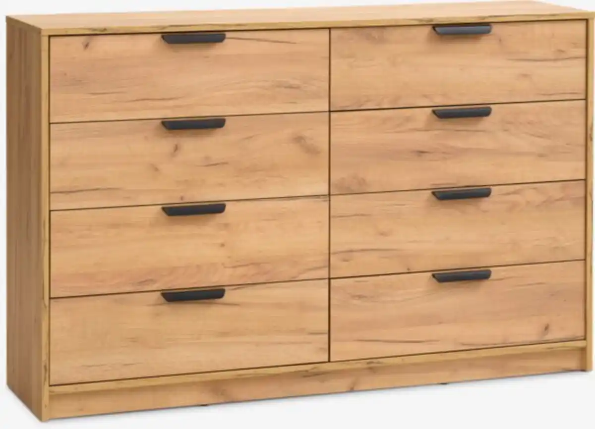 Bild 1 von Kommode JENSLEV 4+4 Schubladen wildeiche natur