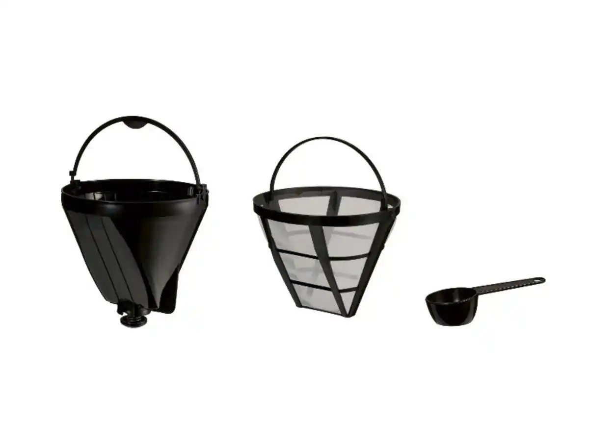 Bild 3 von SILVERCREST® Kaffeemaschine Chrom Retro 1973 Schwarz SKMR 1000 A1