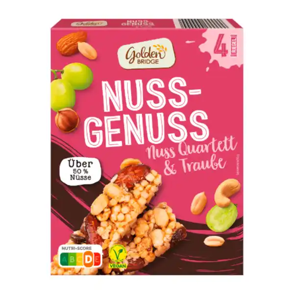 Bild 4 von GOLDEN BRIDGE Nussriegel 160g