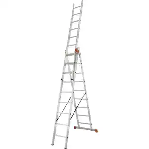 KRAUSE Vielzweckleiter »MONTO Tribilo«, 27 Sprossen, Aluminium