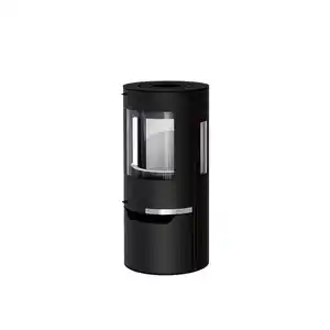 THERMIA Kaminofen »Lübeck«, schwarz, Stahl, 6 kW