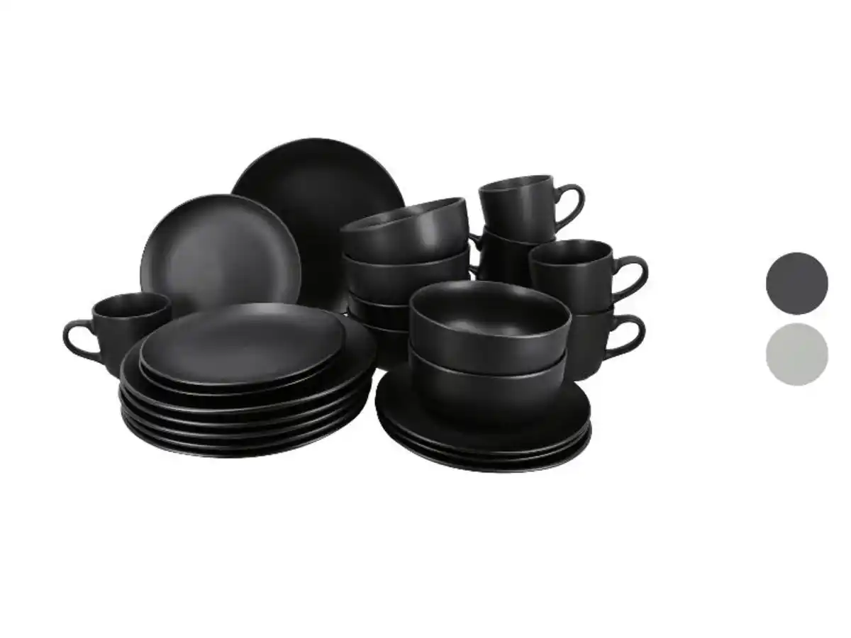 Bild 1 von SILVERCREST® Geschirrset, 24-teilig