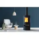 Bild 4 von THERMIA Kaminofen »Lübeck«, schwarz, Stahl, 6 kW