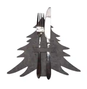 WH Besteckhalter 4er Set Weihnachtsbaum