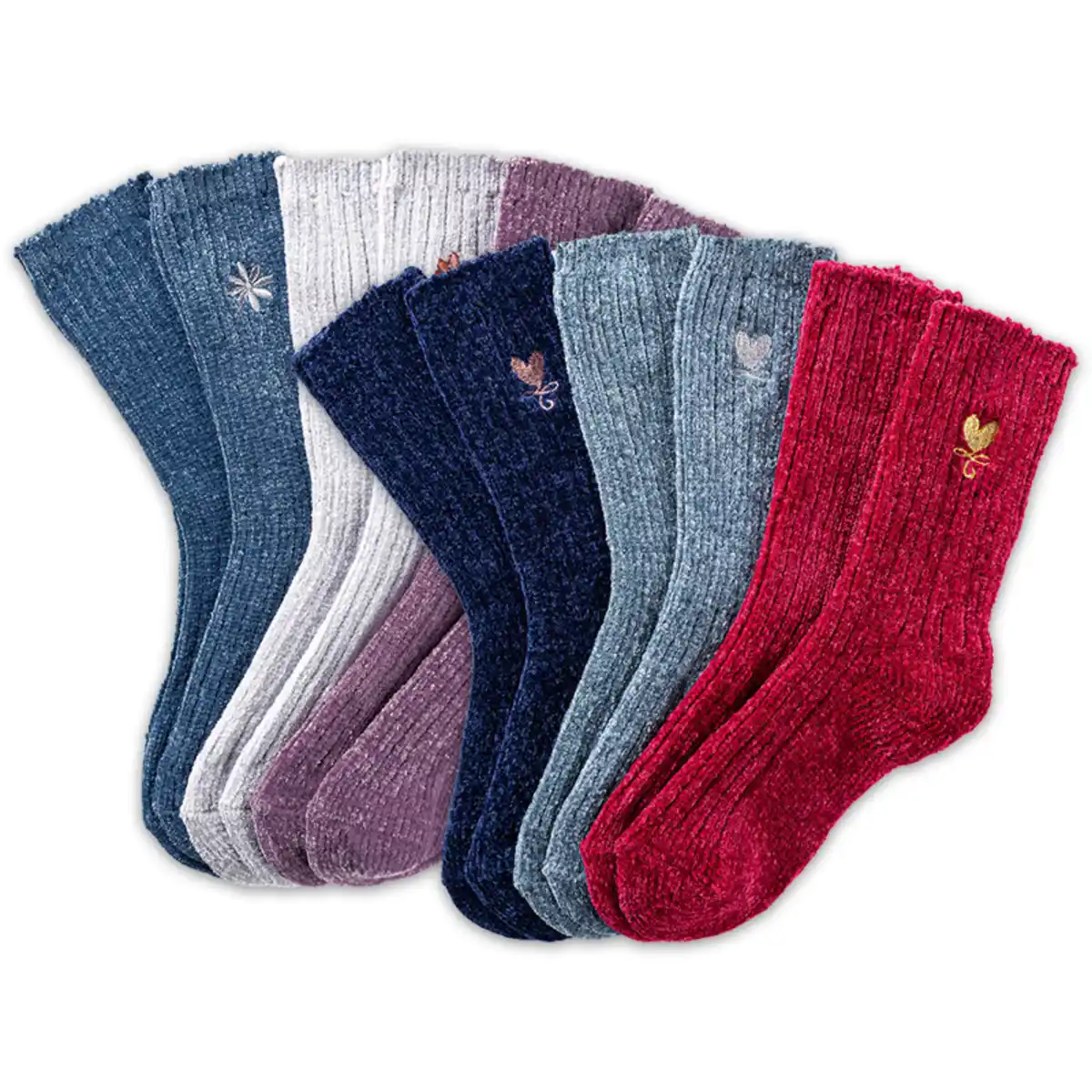 Bild 1 von Ellenor Chenille-Rippsocken 3 Paar