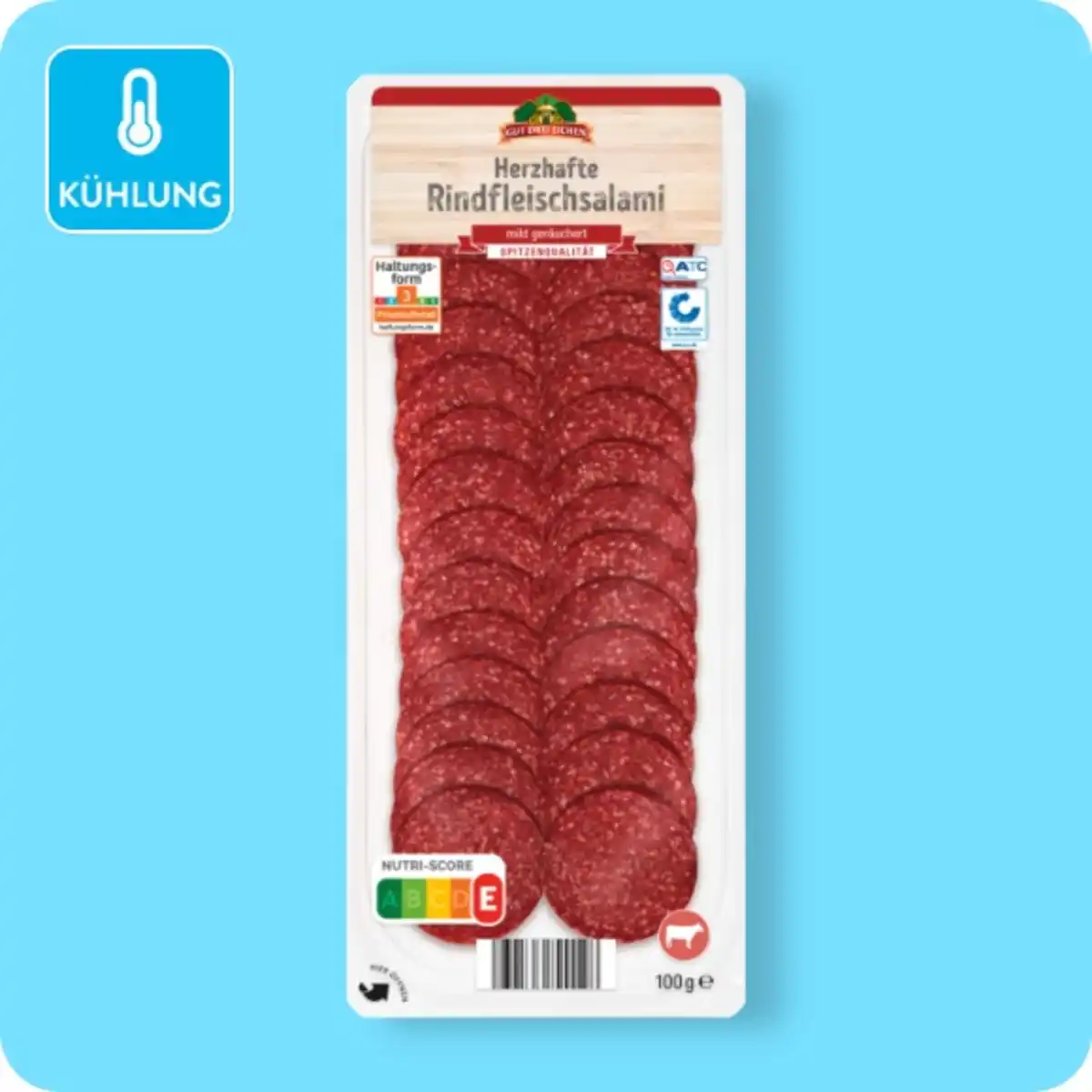 Bild 1 von GUT DREI EICHEN / GÜLDENHOF Herzhafte Rindfleischsalami