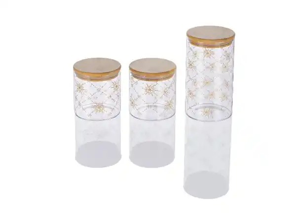 Bild 2 von LIVARNO home Glas-Aufbewahrungsdosen-Set, 3-teilig