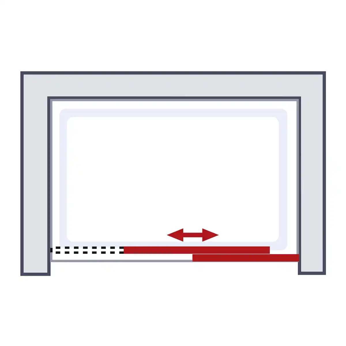 Bild 2 von SCHULTE Schiebetür »MasterClass«, Schiebetür, BxH: 120 x 200 cm