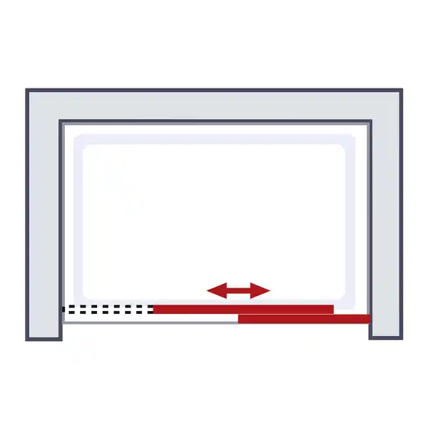 Bild 2 von SCHULTE Schiebetür »MasterClass«, Schiebetür, BxH: 120 x 200 cm