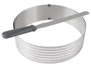 ERNESTO® Tortenbodenheber/ Kuchenschneidhilfe inkl. Messer