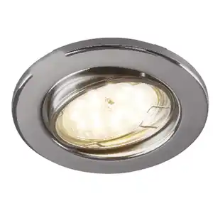 toom LED-Einbauleuchten-Set chromfarben Ø 8,6 cm 3 Stück