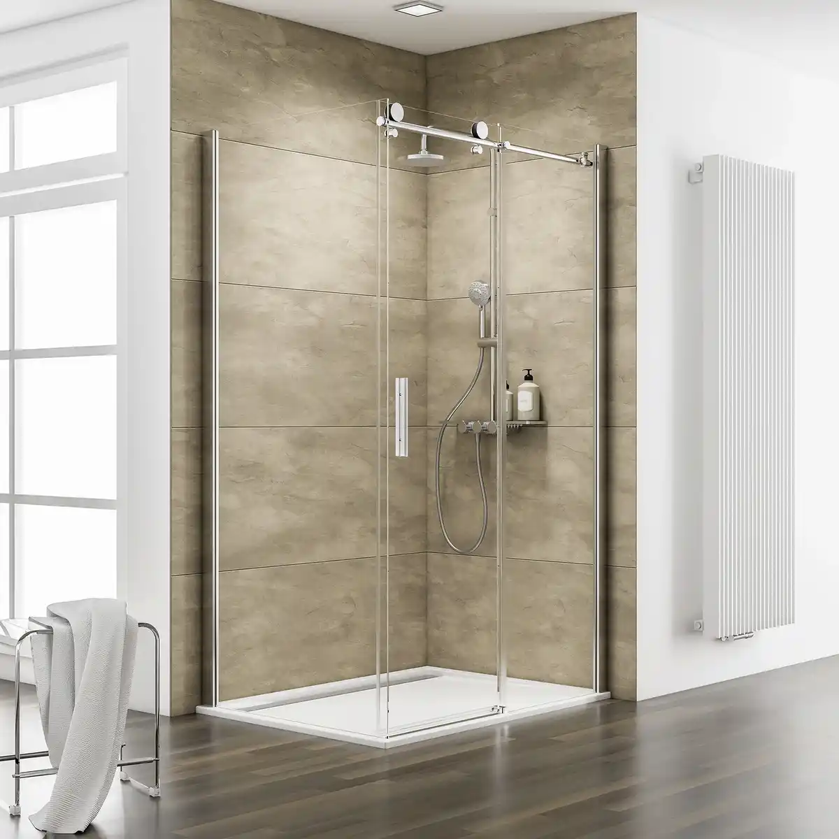 Bild 1 von SCHULTE Eckdusche »MasterClass«, BxTxH: 120 x 90 x 200 cm