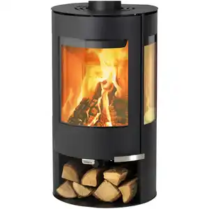 ADURO Kaminofen »Aduro 9.6«, schwarz, Stahl, 6 kW
