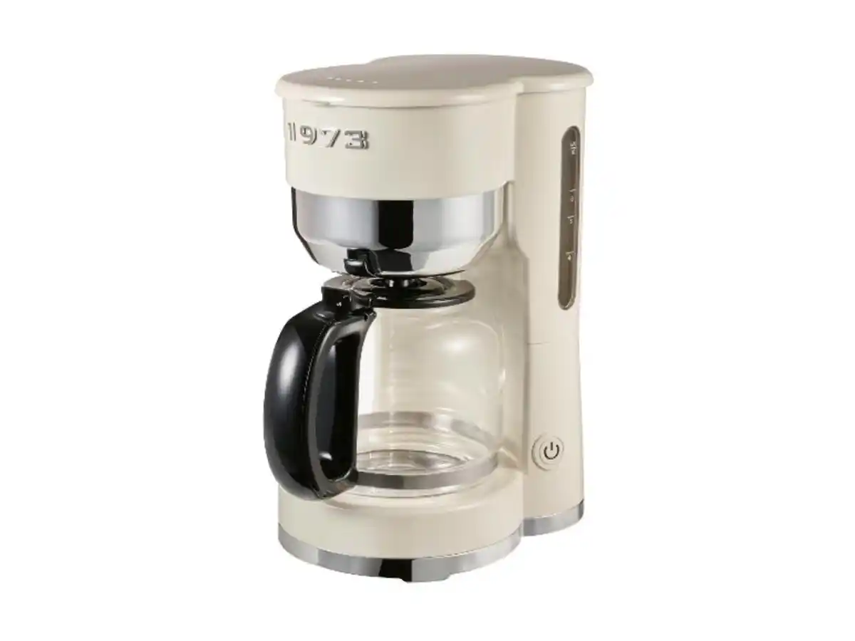 Bild 1 von SILVERCREST® Kaffeemaschine Chrom Retro 1973 Creme SKMR 1000 A1