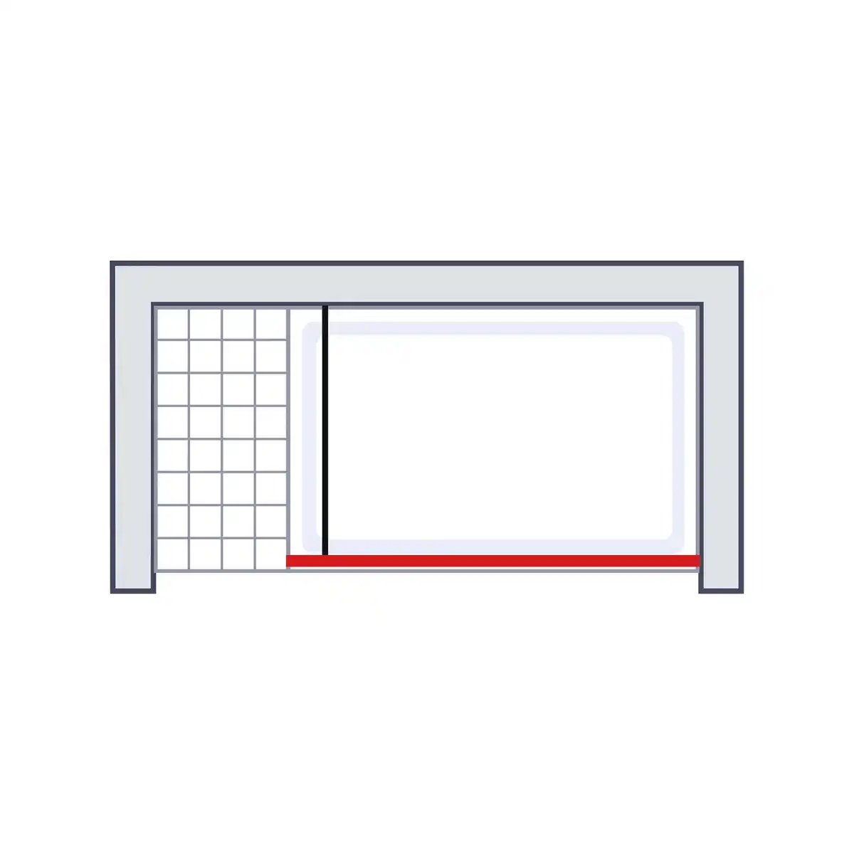 Bild 2 von SCHULTE Duschwand »MasterClass«, BxH: 50 x 200 cm, ESG, Walk-In, Ecke