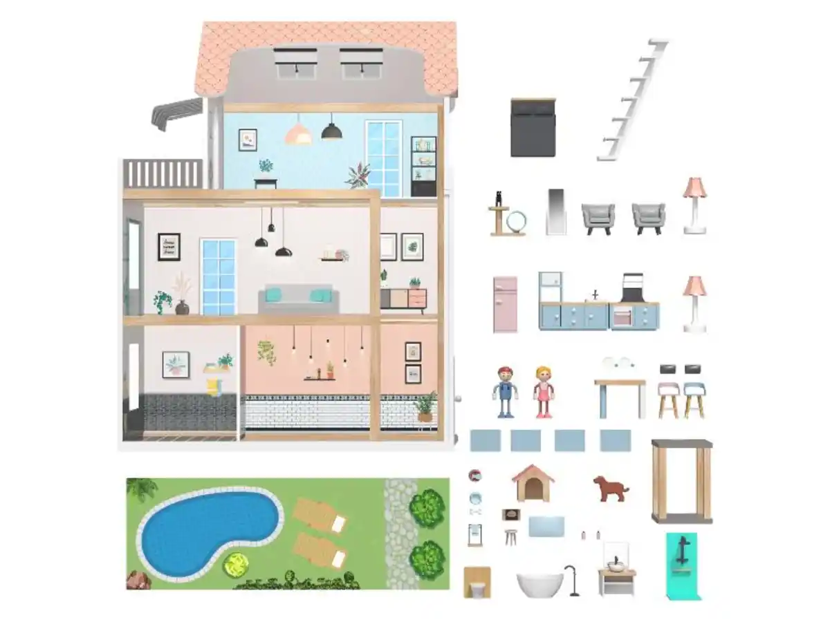 Bild 3 von lupilu® XXL-Puppenhaus