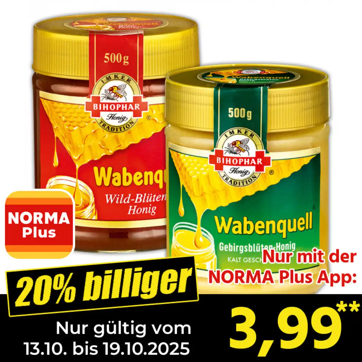 Bild 1 von Bihophar Wabenquell Honig