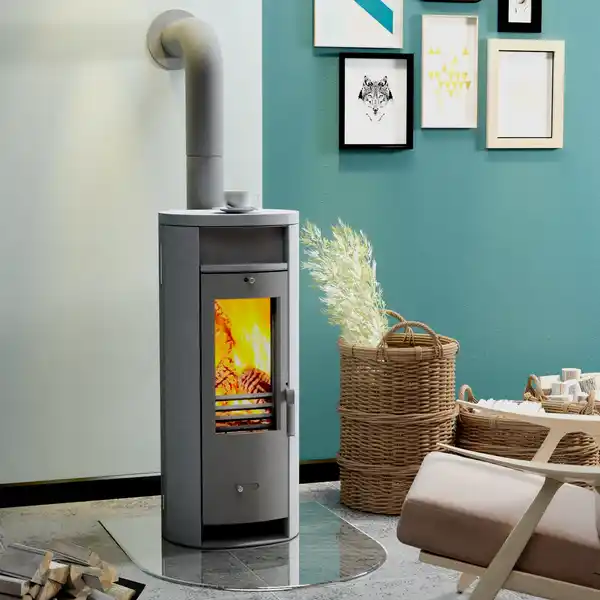 Bild 3 von accente Kaminofen »Slimline«, schwarz, Stahl, 5 kW