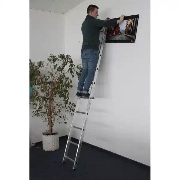 Bild 2 von KRAUSE Anlegeleiter »CORDA«, 10 Sprossen, Aluminium