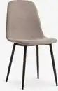 Bild 1 von Esszimmerstuhl JONSTRUP Stoff beige/eichefarben dunkel