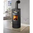 Bild 4 von THERMIA Kaminofen »Berlin«, grau, Stahl, 7 kW, Dauerbrand geeignet