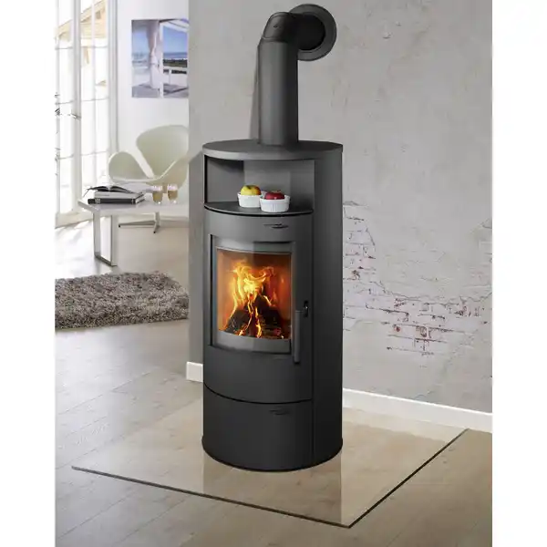 Bild 4 von THERMIA Kaminofen »Berlin«, grau, Stahl, 7 kW, Dauerbrand geeignet