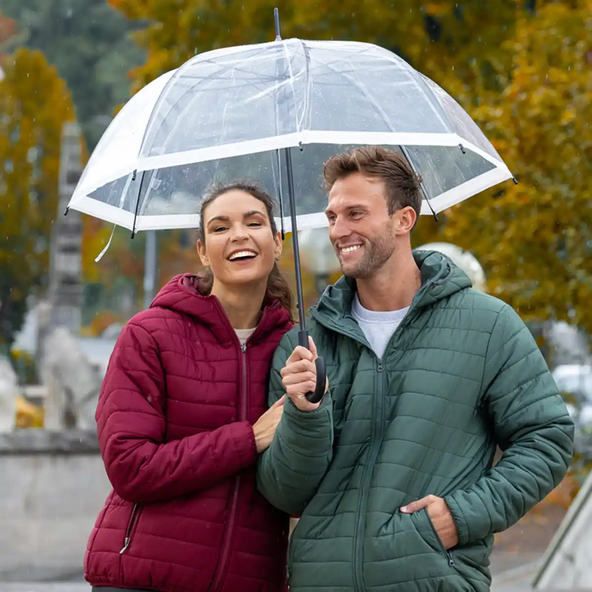 Bild 1 von Citysurvival Transparenter Stockschirm mit Automatiköffnung