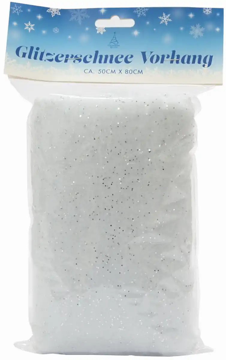 Bild 1 von Dekoschnee-Vorhang 80x50cm