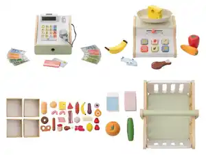 lupilu® Kassen-Set / Waagen-Set / Lebensmittelkisten-Set / Einkaufskorb