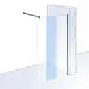 Bild 3 von SCHULTE Duschwand »ExpressPlus MasterClass«, BxH: 100 x 200 cm, ESG, Walk-In, Ecke