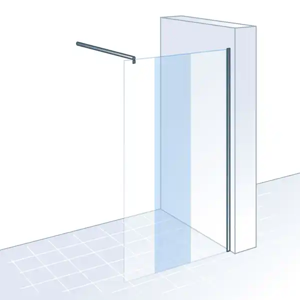 Bild 3 von SCHULTE Duschwand »ExpressPlus MasterClass«, BxH: 100 x 200 cm, ESG, Walk-In, Ecke