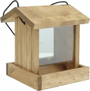 Vogelfutterhaus Fritz mit Plexiglas 18 x 17 x 17 cm
