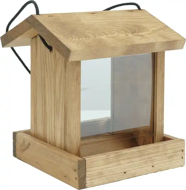 Bild 1 von Vogelfutterhaus Fritz mit Plexiglas 18 x 17 x 17 cm