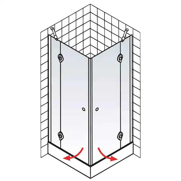 Bild 4 von SCHULTE Eckeinstieg »MasterClass«, Drehtür, BxH: 100 x 200 cm